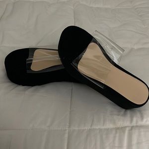 Black Platform Sandals
